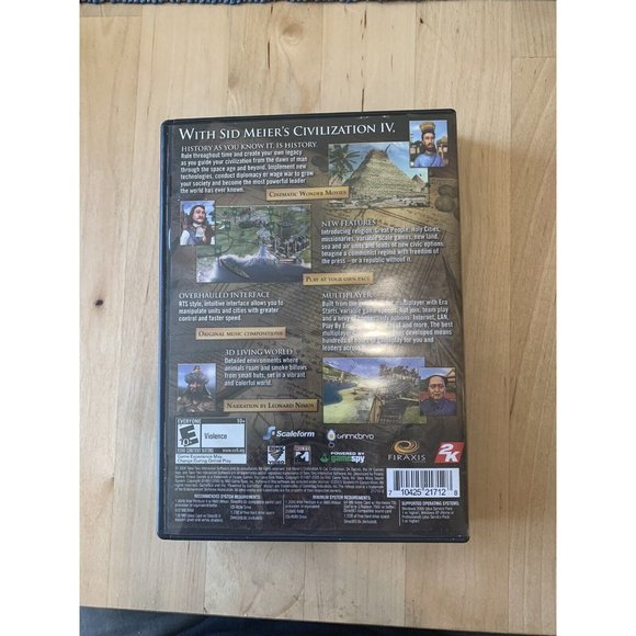 Sid Meier's Civilization 3 With A IV Cover - Picture 3 of 3